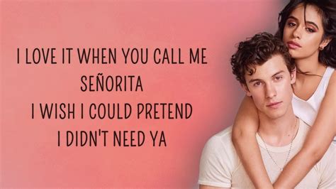 señorita lyrics|Shawn Mendes & Camila Cabello – Señorita Lyrics.